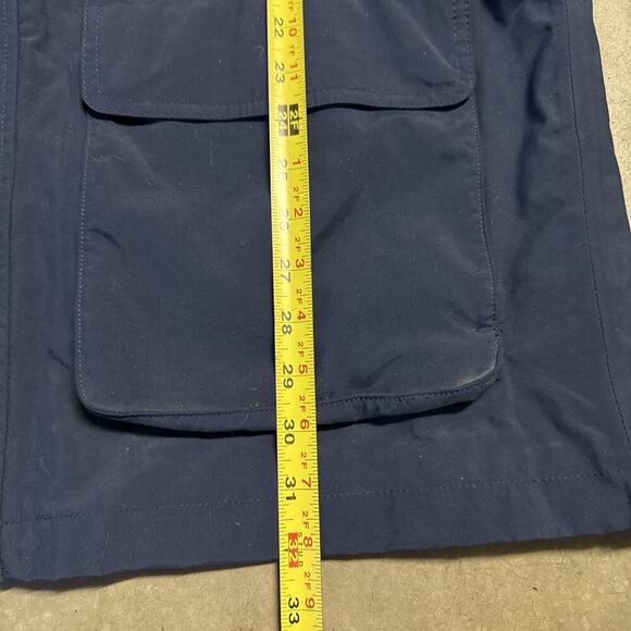 Eddie Bauer Men’s Plus Weatheredge Waterproof Rain Hooded Blue Jacket Size M - Picture 5 of 15